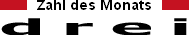 Zahl des Monats: drei