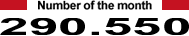 Numbers of the month